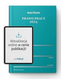 Meritum Prawo Pracy 2024 - okłakda ebooka