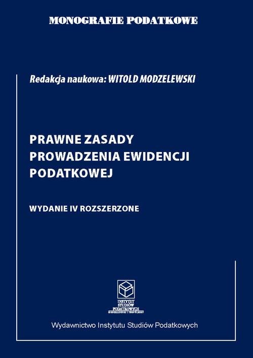 Monografie podatkowe: Prawne zasady - okłakda ebooka