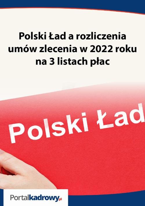 Polski Ład a rozliczenia umów zlecenia - okłakda ebooka