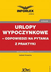 Urlopy wypoczynkowe – odpowiedzi - okłakda ebooka