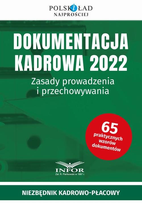 Dokumentacja kadrowa 2022. Zasady - okłakda ebooka
