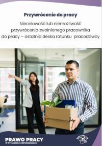 Niecelowość lub niemożliwość przywrócenia - okłakda ebooka
