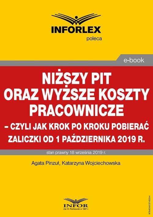Niższy PIT oraz wyższe koszty pracownicze - okłakda ebooka