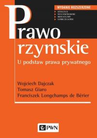 Prawo rzymskie. U podstaw prawa - okłakda ebooka