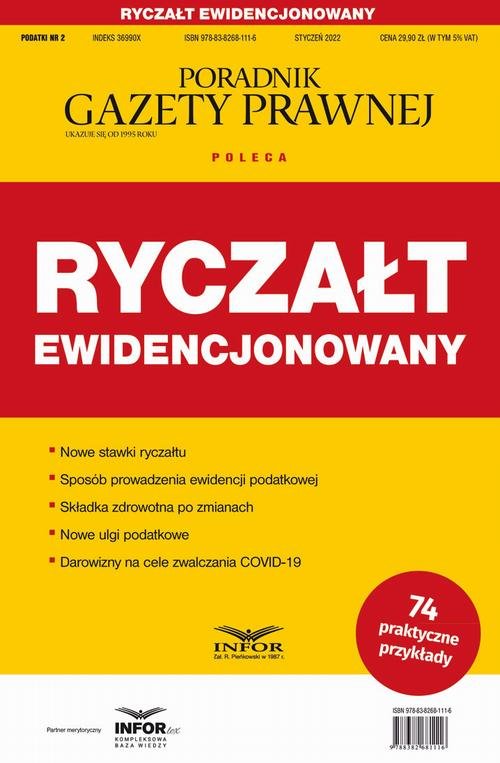 Ryczałt ewidencjonowany. Podatki - okłakda ebooka
