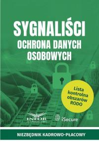 Sygnaliści. Ochrona danych osobowych - okłakda ebooka