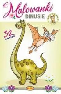 Malowanki - Dinusie - okładka książki