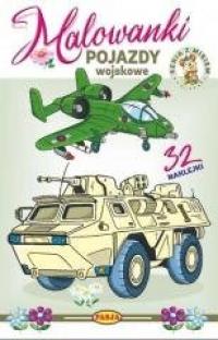 Malowanki - Pojazdy wojskowe - okładka książki
