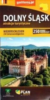 Mapa - Dolny Śląsk 250 atrakcji - okładka książki