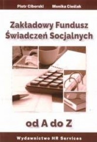 Zakładowy Fundusz Świadczeń Socjalnych - okładka książki