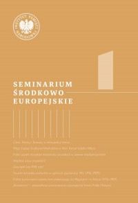 Seminarium Środkowoeuropejskie. - okładka książki