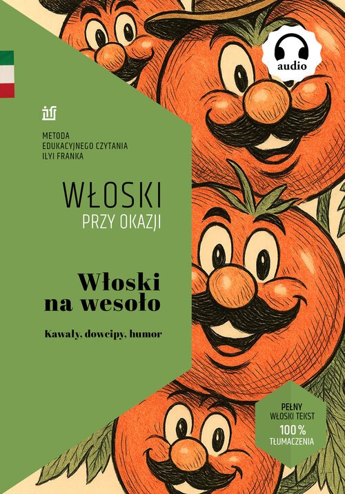 Włoski na wesoło. Kawały, dowcipy, - okładka książki