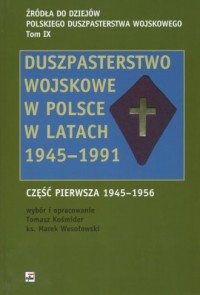 Duszpasterstwo wojskowe w Polsce - okładka książki