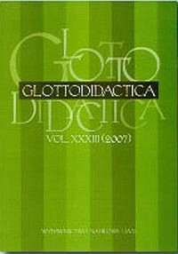 Glottodidactica vol. XXXIII (2007) - okładka książki