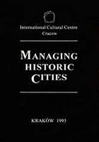 Managing Historic Cities - okładka książki