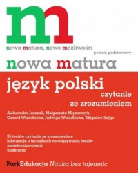 Nowa matura. Język polski. Czytanie - okładka podręcznika
