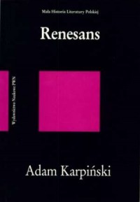 Renesans. Mała historia literatury - okładka książki