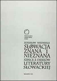 Słowacja znana i nieznana - okładka książki