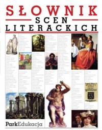 Słownik scen literackich - okładka książki