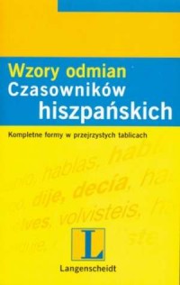 Wzory odmian czasowników niemieckich - okładka podręcznika