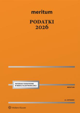 Meritum. Podatki 2026 - okładka książki