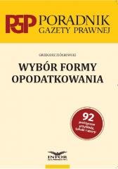Wybór formy opodatkowania - okładka książki