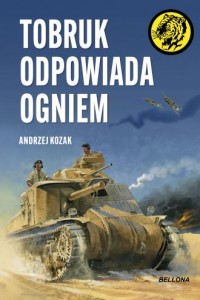 okładka książki - Tobruk odpowiada ogniem