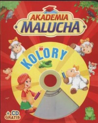Akademia malucha. Kolory (+ CD) - okładka książki