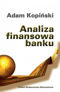 Analiza finansowa banku - okładka książki