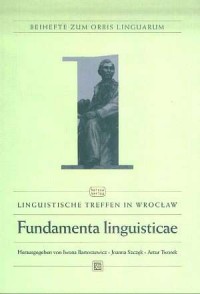 Fundamenta Linguisticae - okładka książki