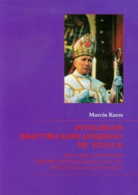 Integryzm bractwa kapłańskiego - okładka książki