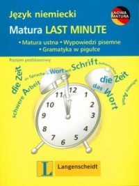 Język niemiecki. Matura. Last minute - okładka podręcznika