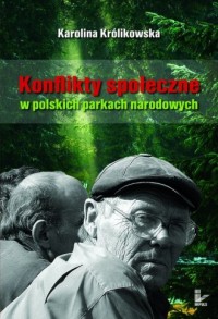 Konflikty społeczne w polskich - okładka książki