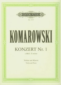 Konzert Nr. 1 e-Moll - okładka książki