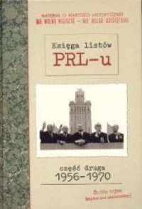 Księga listów PRL-u cz. 2 1956-1970 - okładka książki