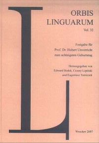 Orbis Linguarum vol. 32(2007) - okładka książki