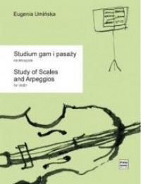 Studium gam i pasaży na skrzypce - okładka podręcznika