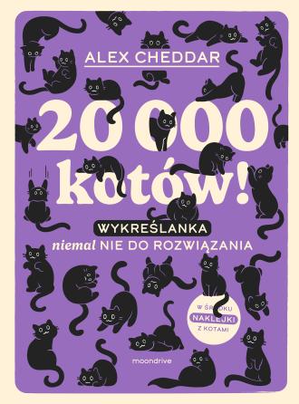 20 000 kotów! Wykreślanka niemal - okładka książki