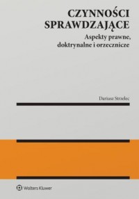 Czynności sprawdzające. Aspekty - okładka książki