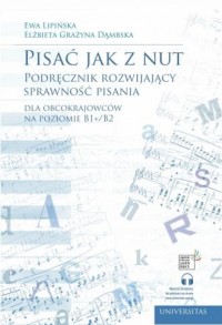 Pisać jak z nut. Podręcznik rozwijający - okładka książki