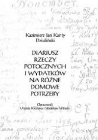 Diariusz rzeczy potocznych i wydatków - okładka książki