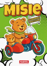 Misie. Kolorowanka komiksowa z - okładka książki