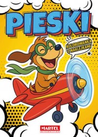 Pieski. Kolorowanka komiksowa z - okładka książki