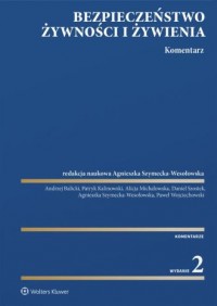 okładka książki - Bezpieczeństwo żywności i żywienia. - Agnieszka Szymecka-Wesołowska
