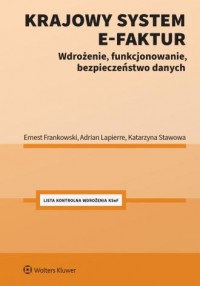 okładka książki - Krajowy system e-faktur - Adrian Lapierre