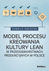 okładka książki - Model procesu kreowania kultury - Pamela Omiotek