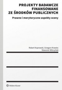 okładka książki - Projekty badawcze finansowane ze - Robert Koprowski