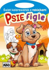 okładka książki - Psie figle. Świat kolorowanek - Artur Rajch