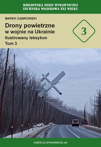 Drony powietrzne w wojnie na Ukrainie. - okładka książki