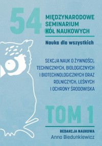 okłakda ebooka - Nauka dla wszystkich. Sekcja nauk o żywności, technicznych, biologicznych i biotechnologicznych oraz rolniczych, leśnych i ochrony środowiska